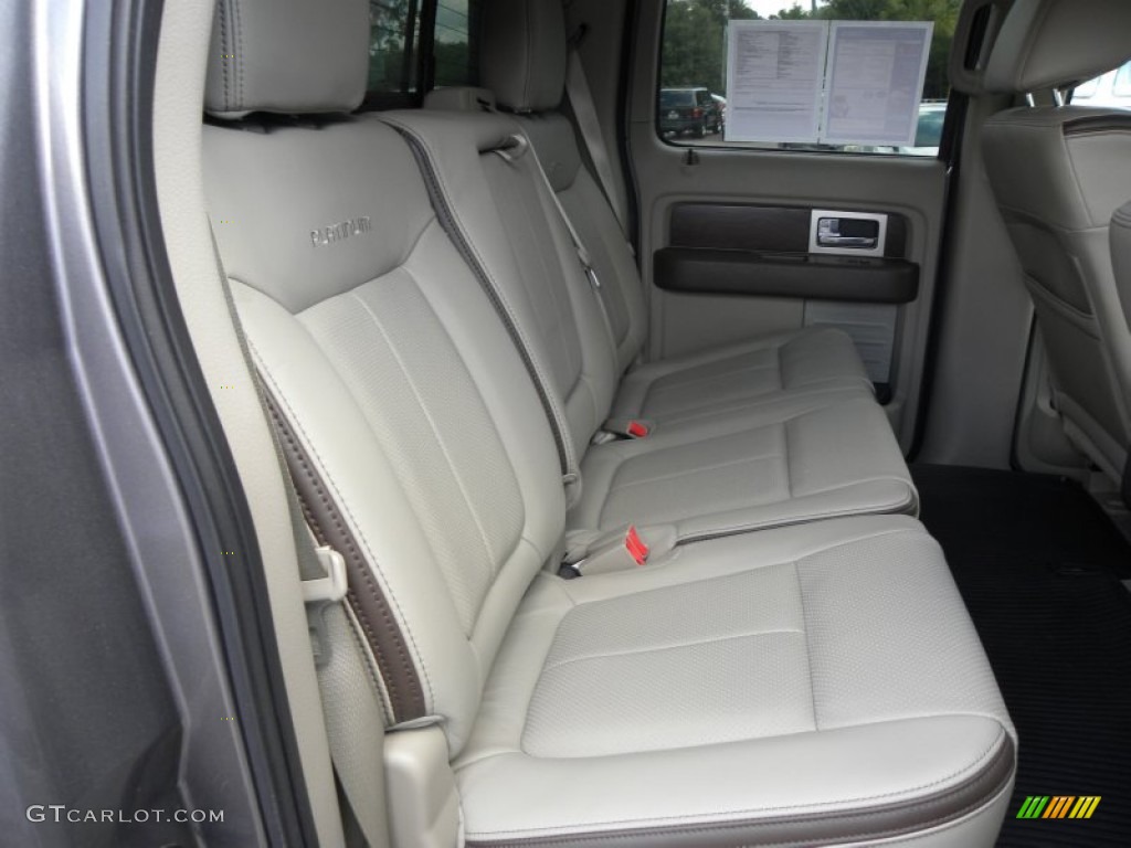 2010 F150 Platinum SuperCrew 4x4 - Sterling Grey Metallic / Medium Stone Leather/Sienna Brown photo #11