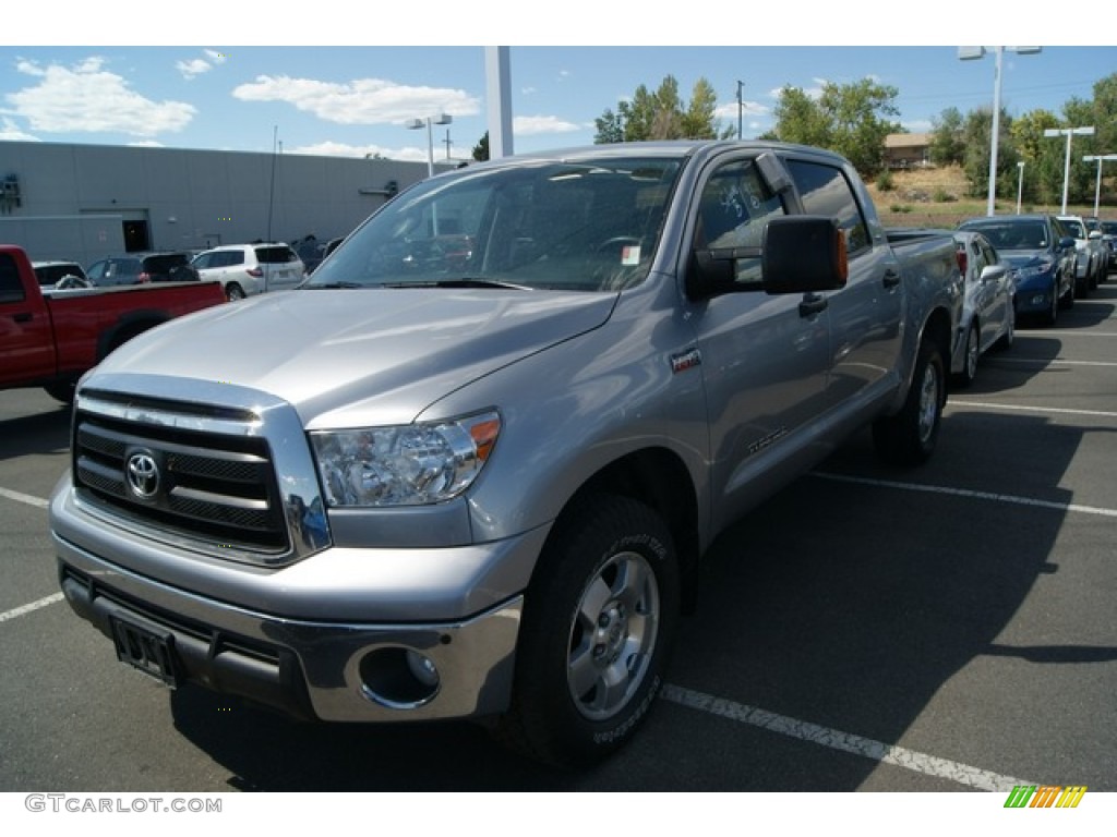 2010 Tundra TRD CrewMax 4x4 - Silver Sky Metallic / Graphite Gray photo #4