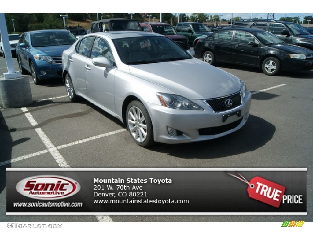 2009 IS 250 AWD - Tungsten Pearl / Light Gray photo #1