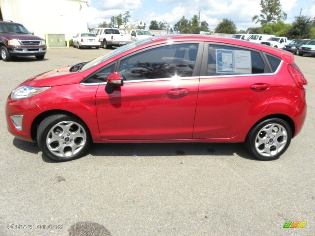 Red Candy Metallic 2011 Ford Fiesta SES Hatchback Exterior Photo #70389396