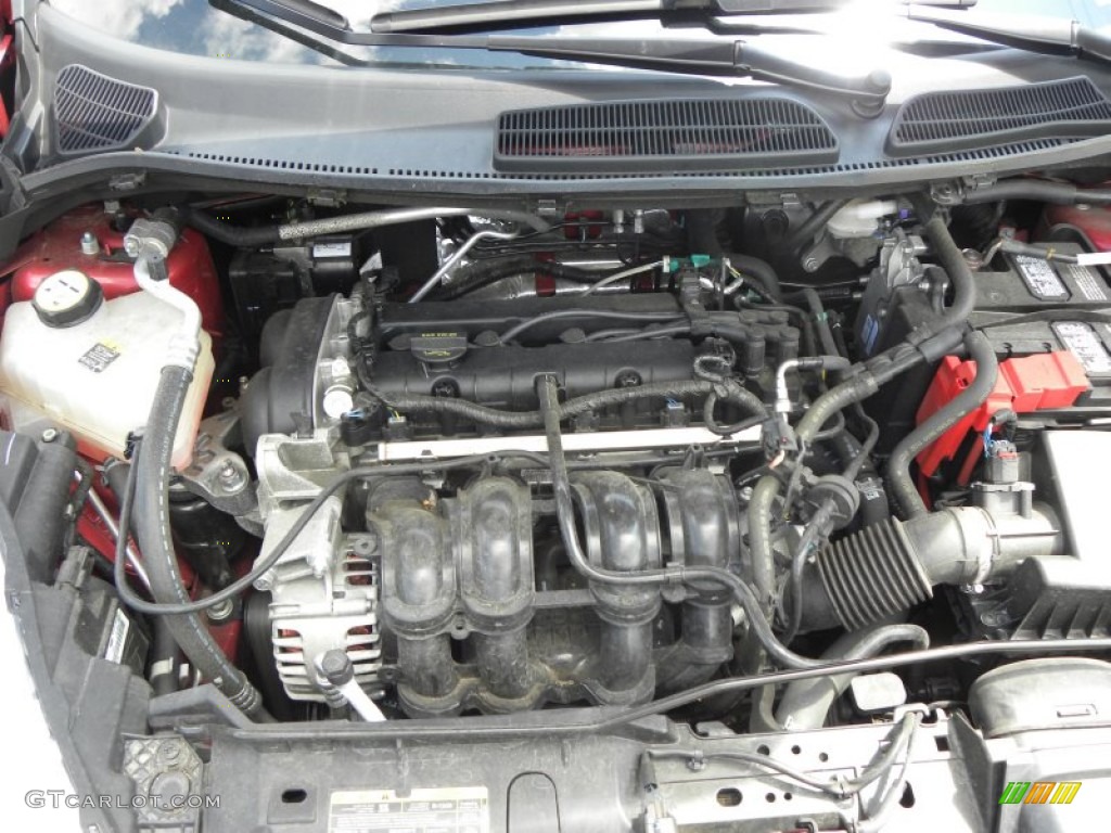 2011 Ford Fiesta SES Hatchback 1.6 Liter DOHC 16-Valve Ti-VCT Duratec 4 Cylinder Engine Photo #70389537