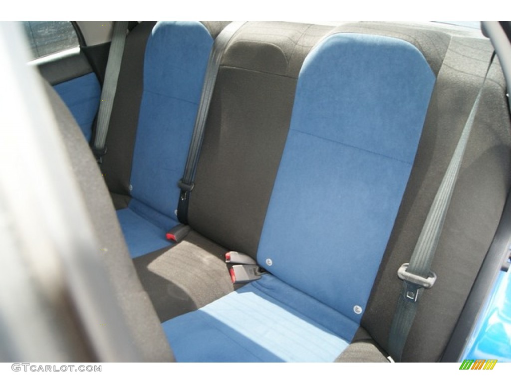 Black Blue Ecsaine Interior 2005 Subaru Impreza Wrx Sti