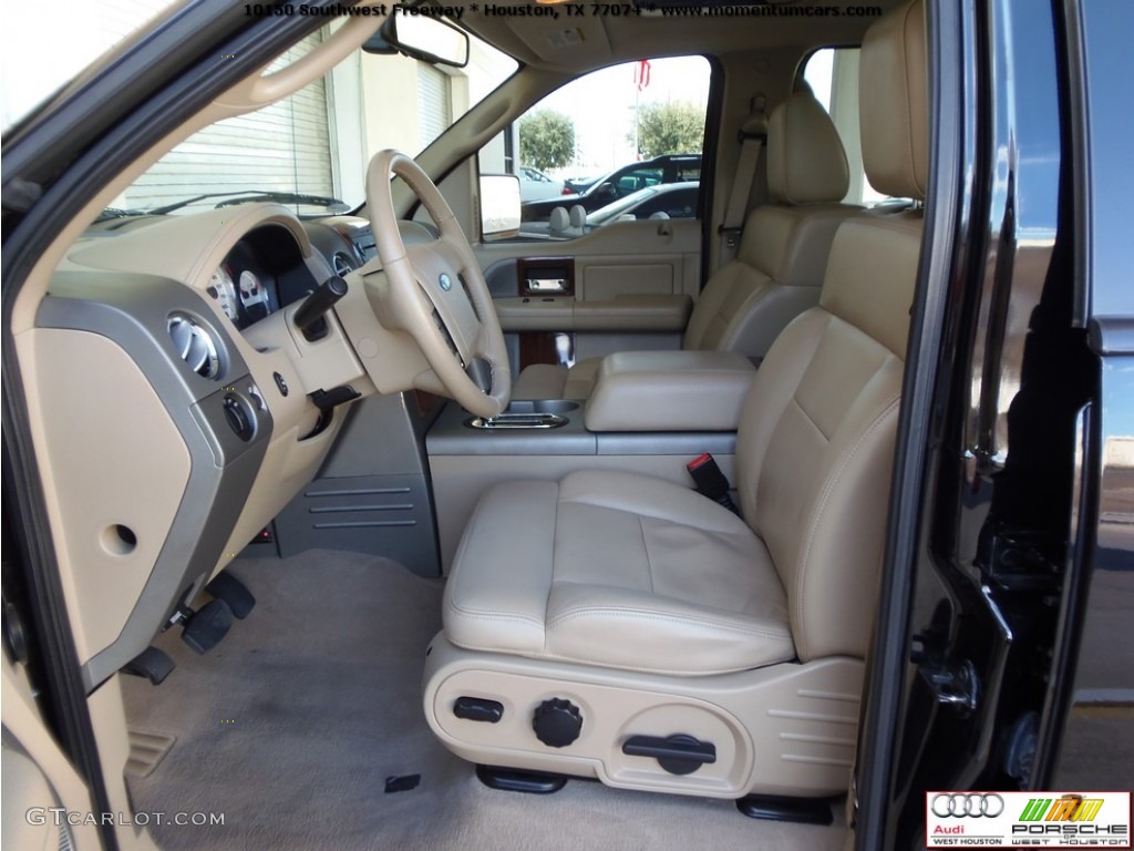 2006 F150 Lariat SuperCrew - Black / Tan photo #6