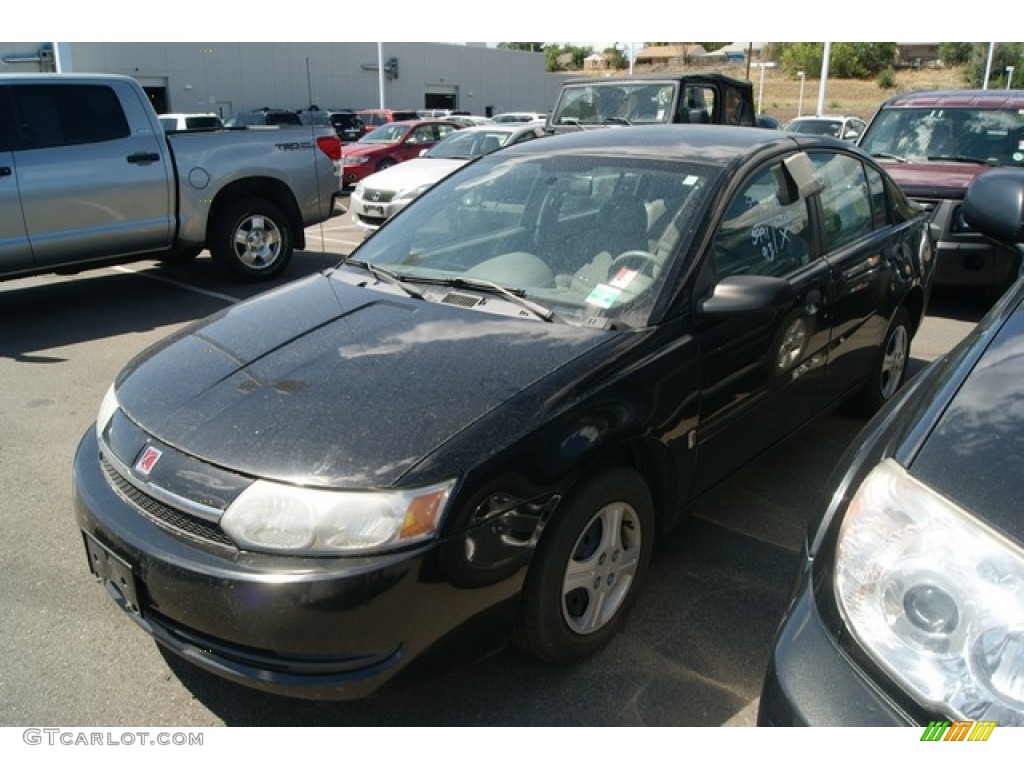 2003 ION 1 Sedan - Black / Gray photo #4