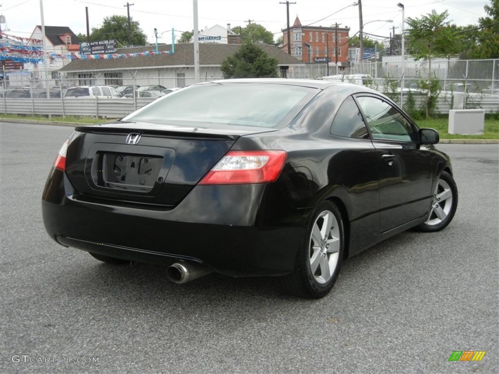 Nighthawk Black Pearl 2008 Honda Civic LX Coupe Exterior Photo #70392129