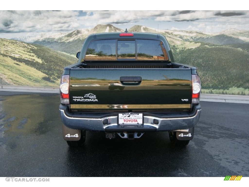 2012 Tacoma V6 TRD Double Cab 4x4 - Spruce Green Mica / Graphite photo #4