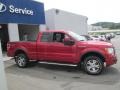 2010 Red Candy Metallic Ford F150 FX4 SuperCab 4x4  photo #7