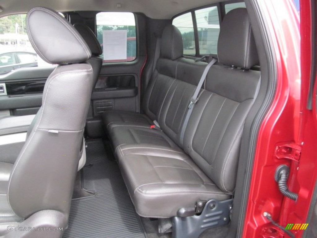 Black Interior 2010 Ford F150 FX4 SuperCab 4x4 Photo #70393233