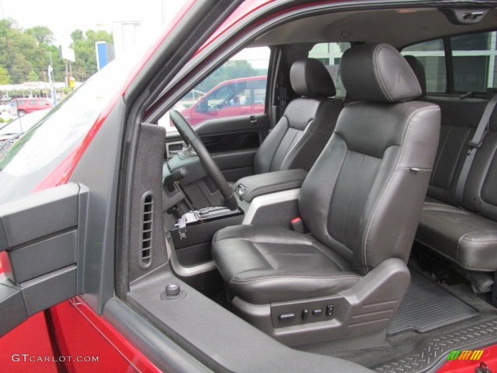 2010 F150 FX4 SuperCab 4x4 - Red Candy Metallic / Black photo #17