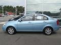 2010 Ice Blue Hyundai Accent GLS 4 Door  photo #2