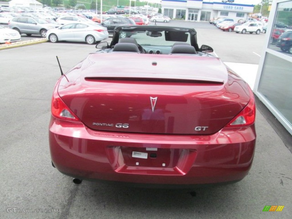 2008 G6 GT Convertible - Performance Red Metallic / Ebony Black photo #9