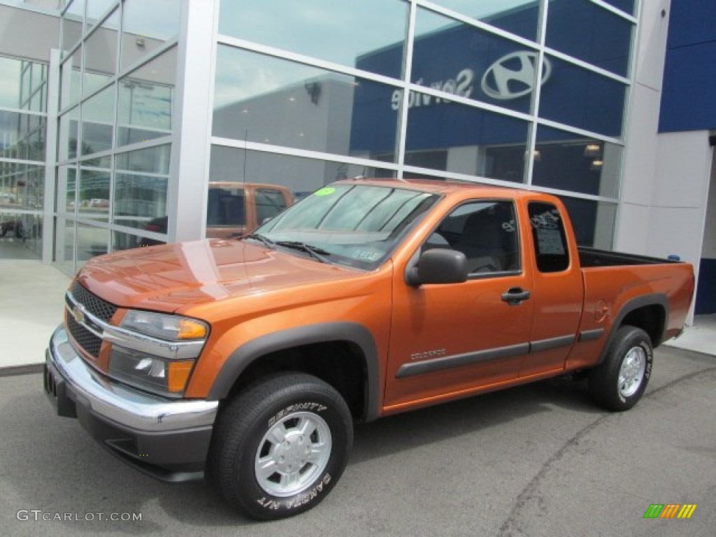 Sunburst Orange Metallic Chevrolet Colorado