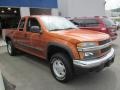 2005 Sunburst Orange Metallic Chevrolet Colorado LS Extended Cab 4x4  photo #3