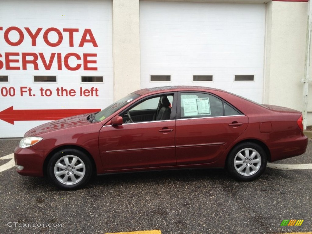 2003 Camry XLE - Salsa Red Pearl / Stone photo #3