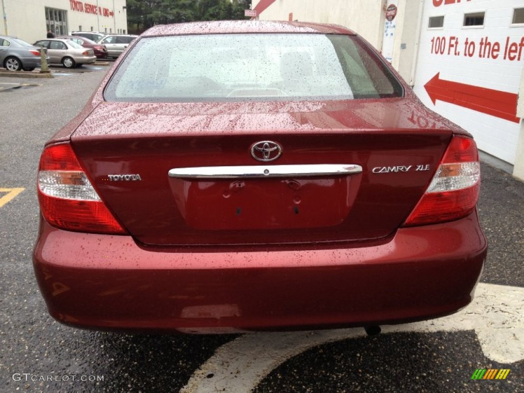 2003 Camry XLE - Salsa Red Pearl / Stone photo #5