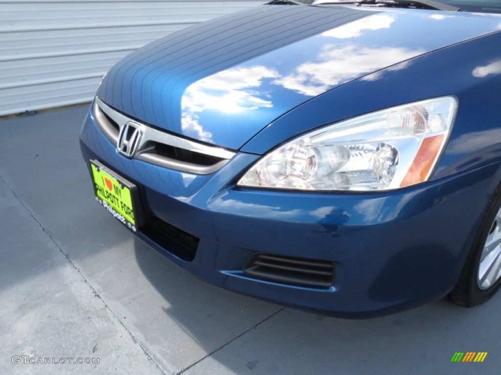 2006 Accord EX-L V6 Sedan - Sapphire Blue Pearl / Black photo #9