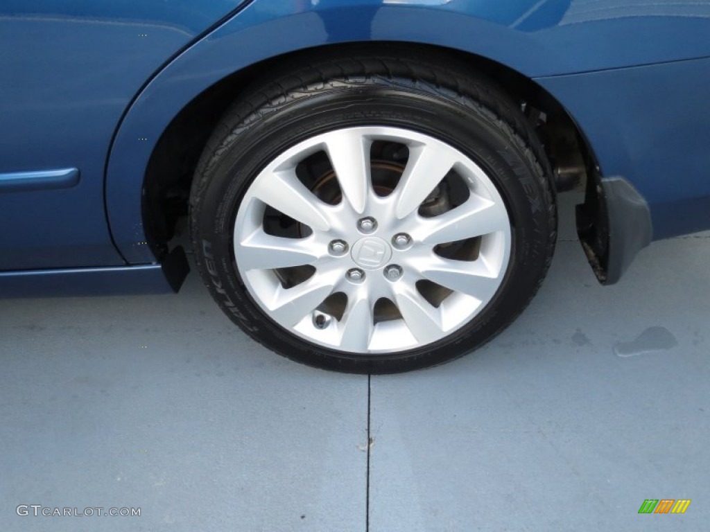 2006 Accord EX-L V6 Sedan - Sapphire Blue Pearl / Black photo #11