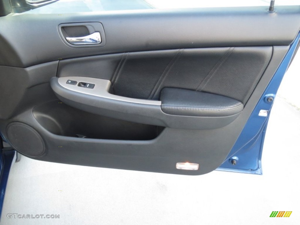2006 Accord EX-L V6 Sedan - Sapphire Blue Pearl / Black photo #19