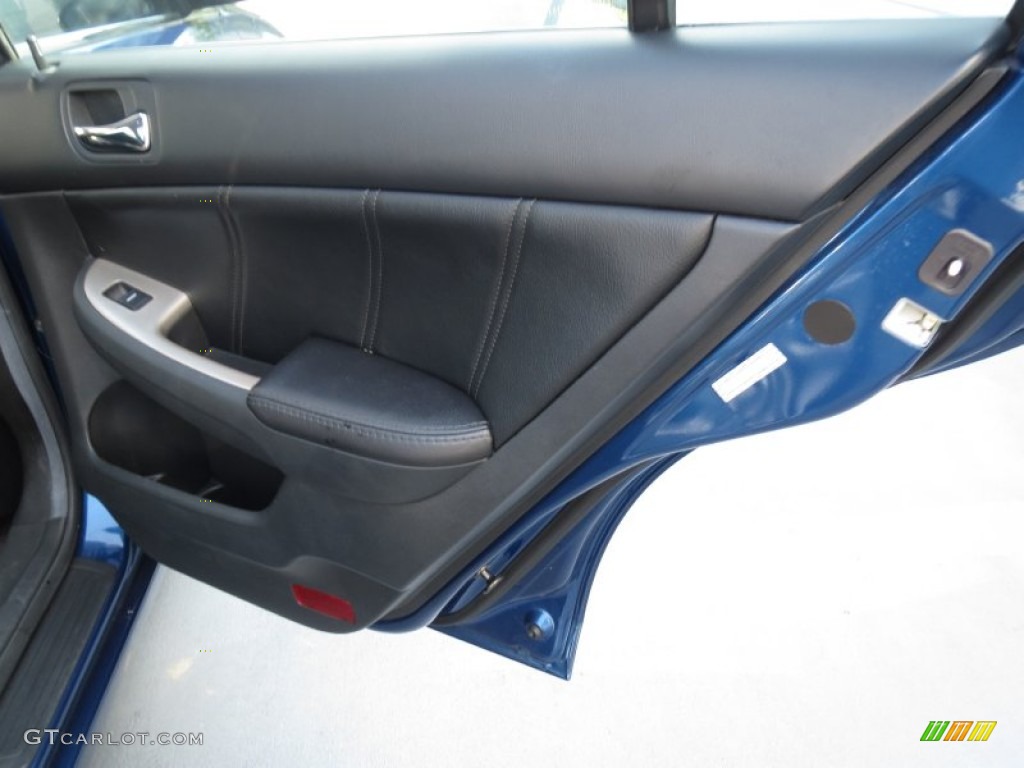 2006 Accord EX-L V6 Sedan - Sapphire Blue Pearl / Black photo #22