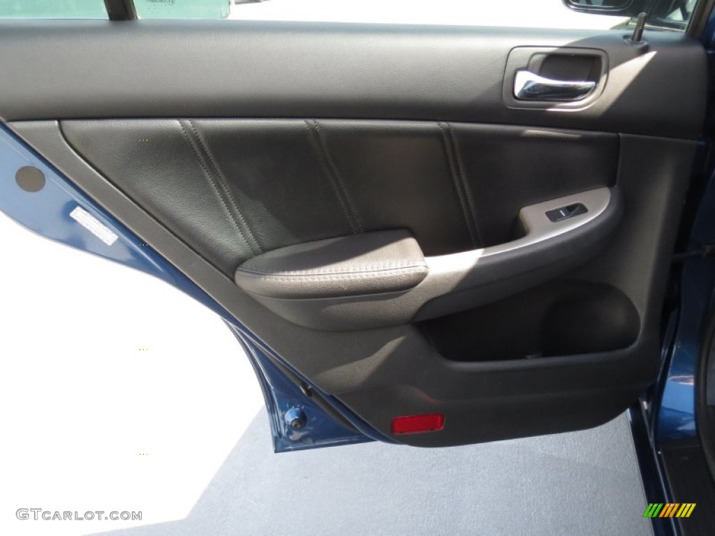 2006 Accord EX-L V6 Sedan - Sapphire Blue Pearl / Black photo #24