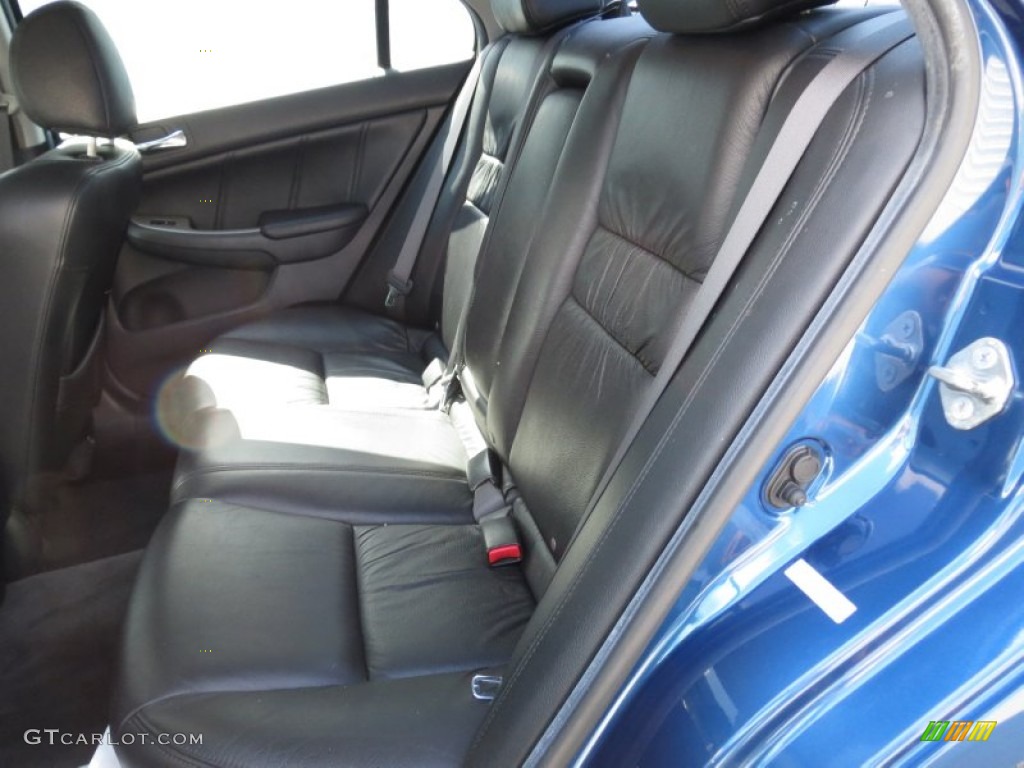 2006 Accord EX-L V6 Sedan - Sapphire Blue Pearl / Black photo #25