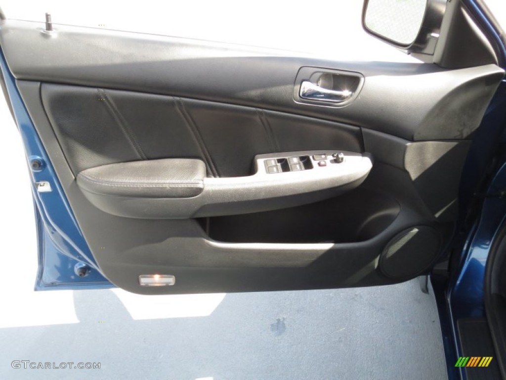 2006 Accord EX-L V6 Sedan - Sapphire Blue Pearl / Black photo #26