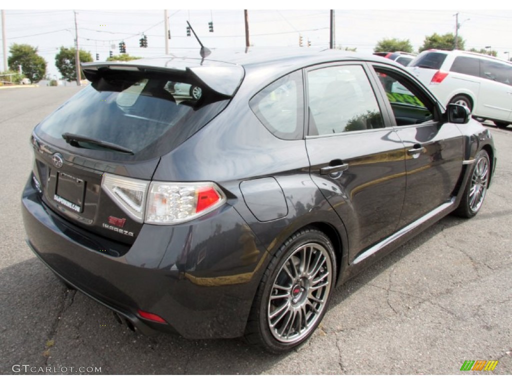 2011 Impreza WRX STi - Dark Gray Metallic / STI  Black/Alcantara photo #6