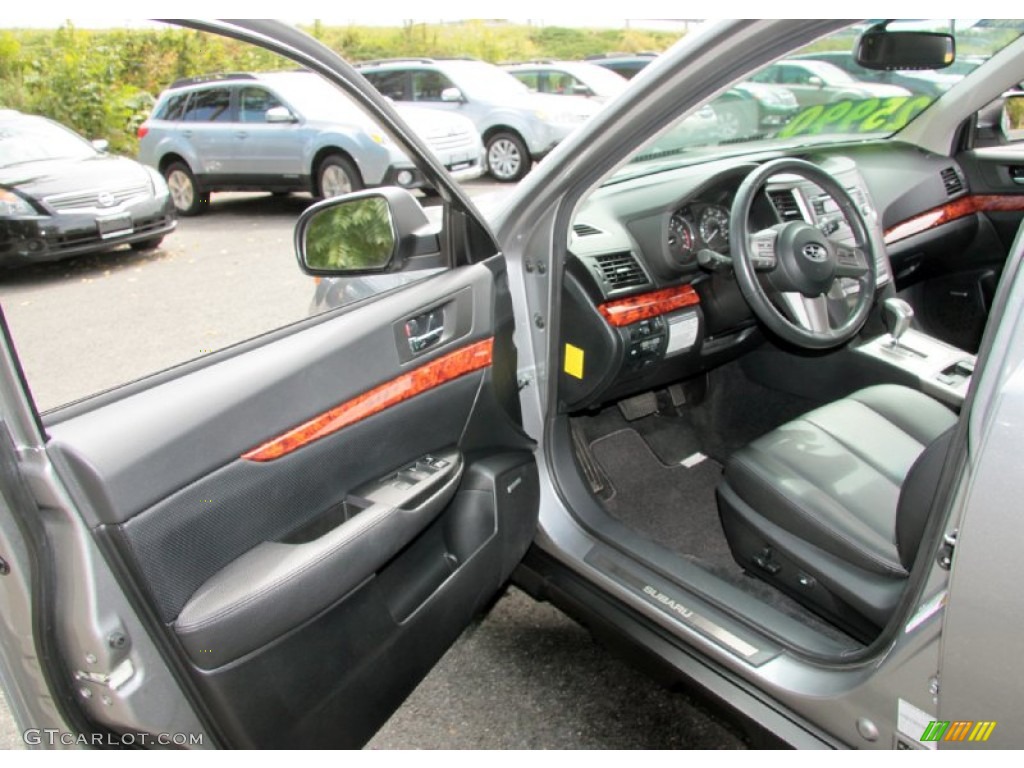 2011 Outback 2.5i Limited Wagon - Steel Silver Metallic / Off Black photo #13