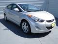 2013 Shimmering Air Silver Hyundai Elantra Limited  photo #1