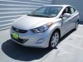 2013 Shimmering Air Silver Hyundai Elantra Limited  photo #6