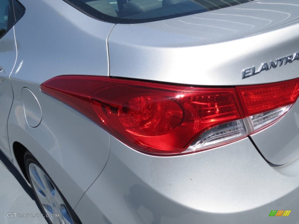 2013 Elantra Limited - Shimmering Air Silver / Gray photo #10