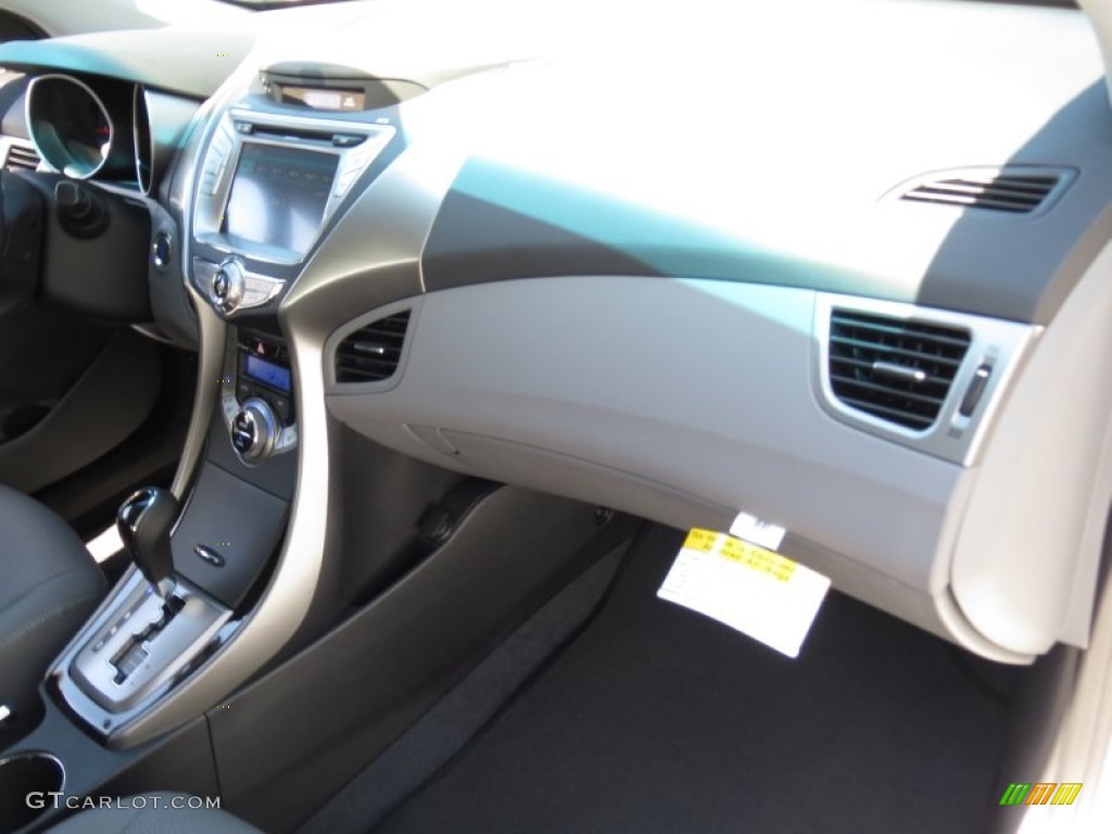 2013 Elantra Limited - Shimmering Air Silver / Gray photo #16