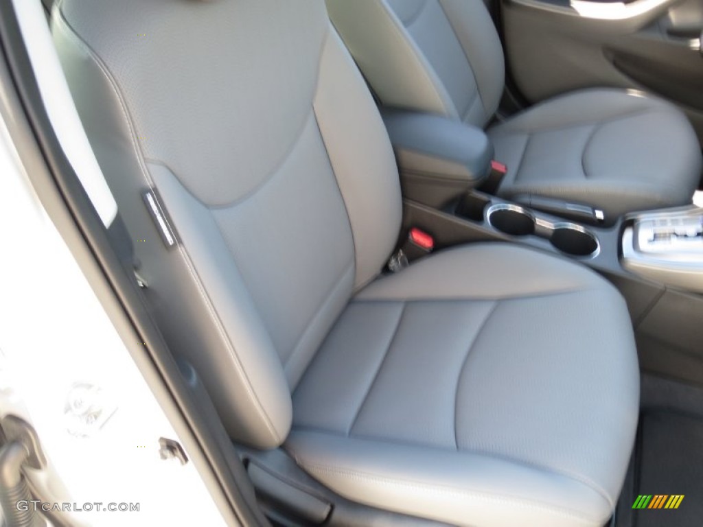2013 Elantra Limited - Shimmering Air Silver / Gray photo #17