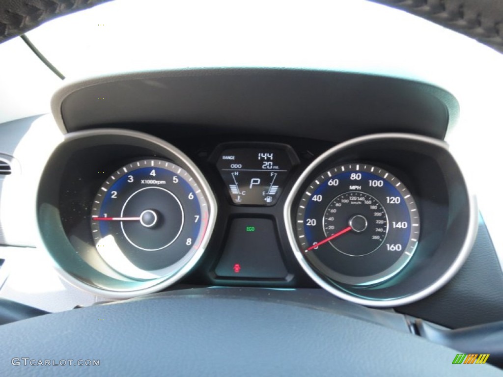 2013 Elantra Limited - Shimmering Air Silver / Gray photo #31