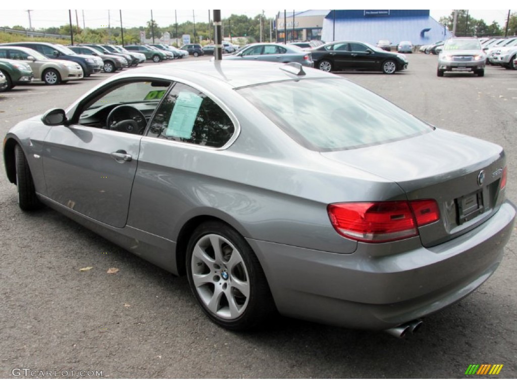 2008 3 Series 328xi Coupe - Space Grey Metallic / Black photo #10