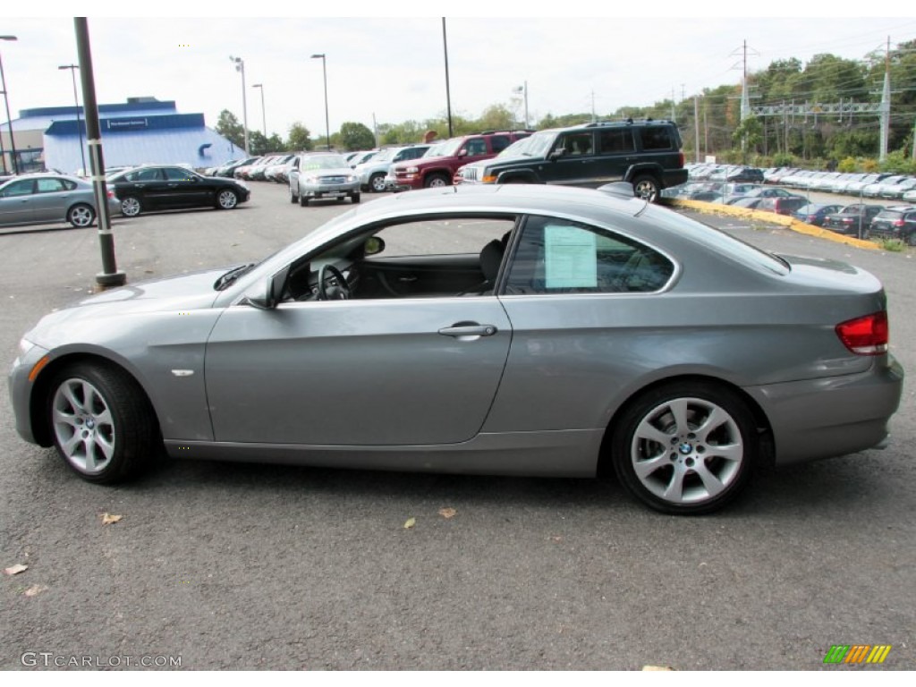 2008 3 Series 328xi Coupe - Space Grey Metallic / Black photo #11