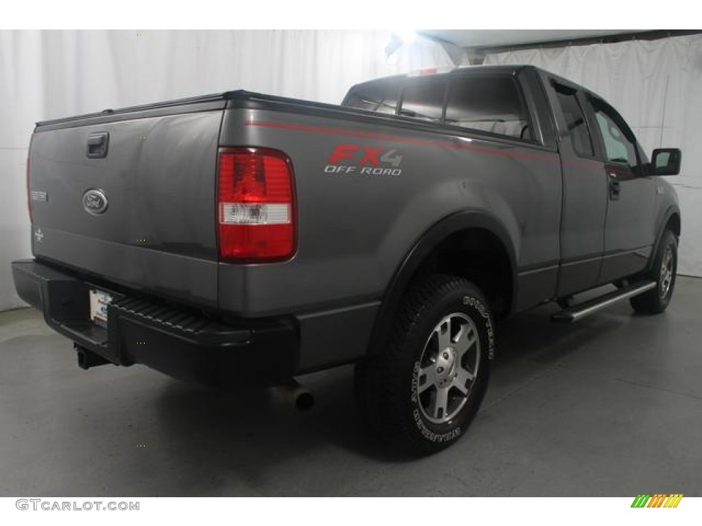 2005 F150 FX4 SuperCab 4x4 - Dark Shadow Grey Metallic / Medium Flint Grey photo #4