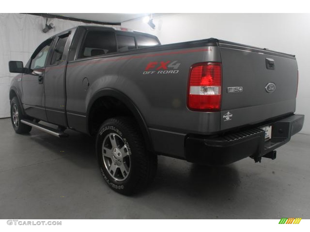 2005 F150 FX4 SuperCab 4x4 - Dark Shadow Grey Metallic / Medium Flint Grey photo #6