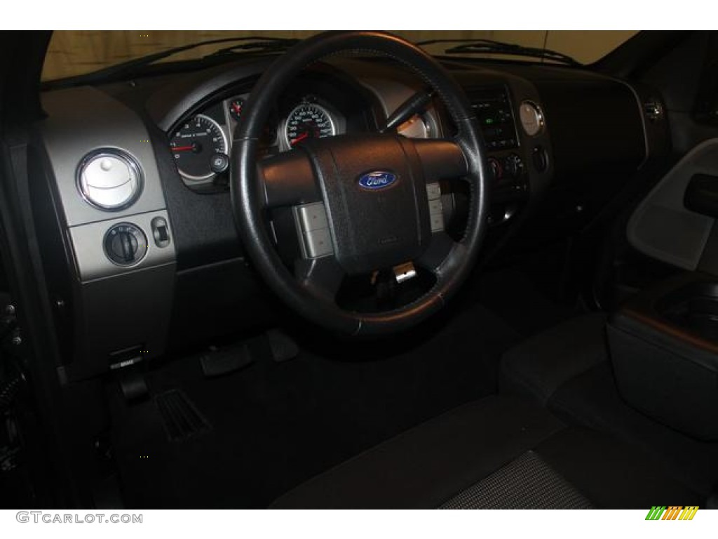 2005 F150 FX4 SuperCab 4x4 - Dark Shadow Grey Metallic / Medium Flint Grey photo #11