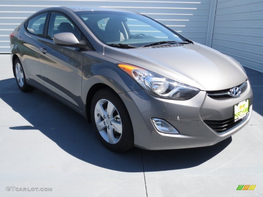 2013 Elantra GLS - Harbor Gray Metallic / Gray photo #1