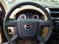 2009 Mazda Tribute Dark Chocolate Interior Steering Wheel Photo