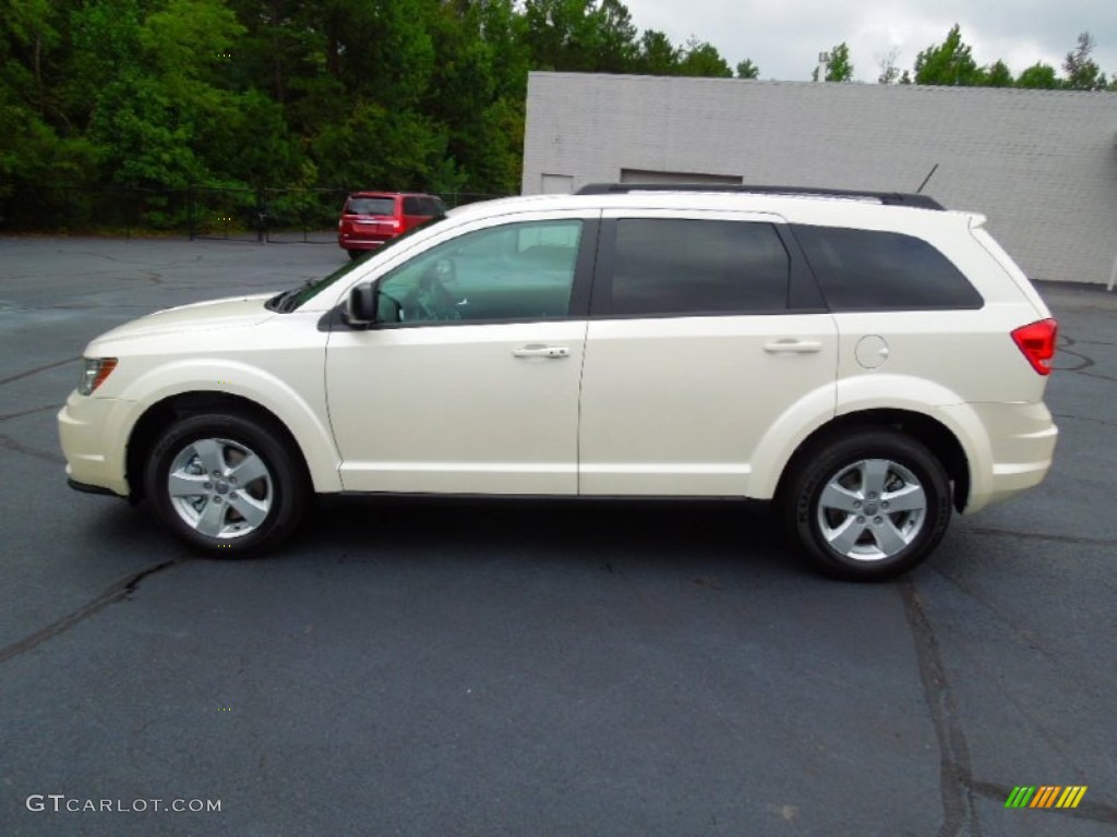 Pearl White Tri Coat 2013 Dodge Journey SE Exterior Photo #70399782