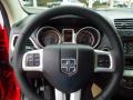 Black/Light Frost Beige 2013 Dodge Journey SE Steering Wheel