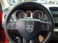Black/Light Frost Beige 2013 Dodge Journey SE Steering Wheel
