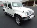 Bright White 2013 Jeep Wrangler Unlimited Sahara 4x4 Exterior