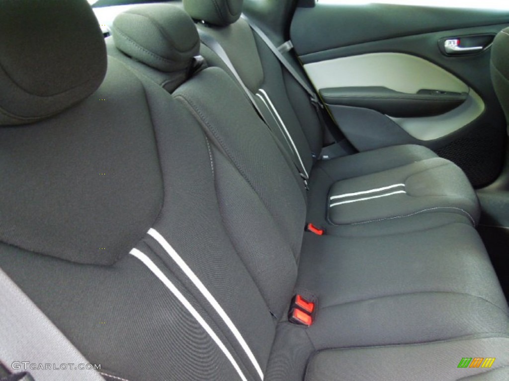 Black/Light Diesel Gray Interior 2013 Dodge Dart Rallye Photo #70401477