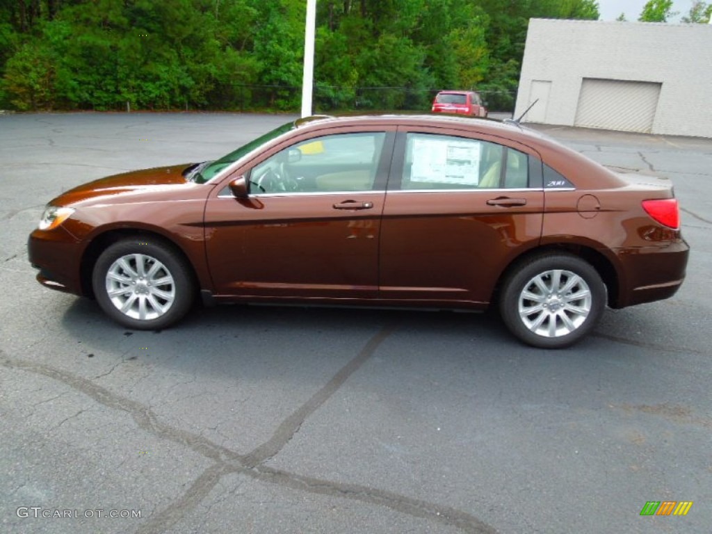 Deep Auburn Pearl 2013 Chrysler 200 Touring Sedan Exterior Photo #70402347