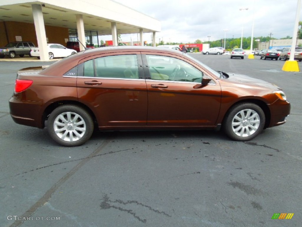 Deep Auburn Pearl 2013 Chrysler 200 Touring Sedan Exterior Photo #70402353