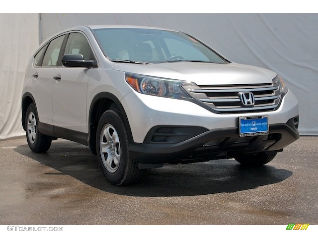 2012 CR-V LX - Alabaster Silver Metallic / Gray photo #1