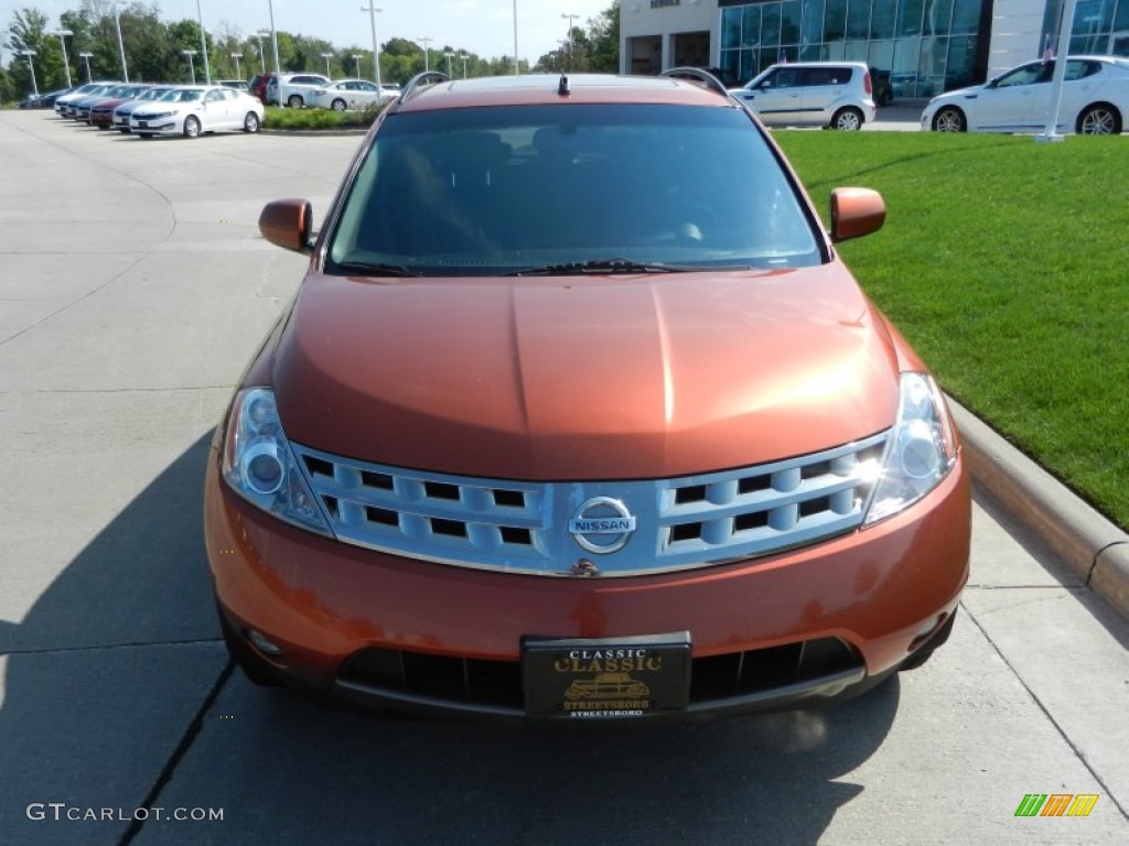 2004 Murano SL AWD - Sunlit Copper Metallic / Cafe Latte photo #8